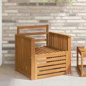 vidaXL Set de canapele de exterior natural 71 x 63 x 73 cm imagine
