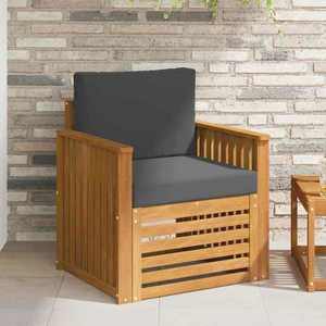vidaXL Set de canapele de exterior Lemn de acacia solid și poliester imagine