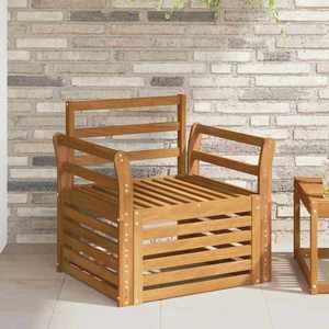 vidaXL Set de canapele de exterior natural 75, 5 x 63 x 73 cm imagine