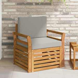 vidaXL Set de canapele de exterior Lemn de acacia solid și poliester imagine