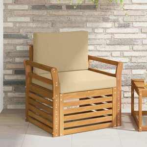 vidaXL Set de canapele de exterior Lemn de acacia solid și poliester imagine