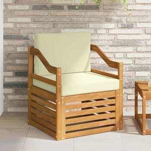 vidaXL Set de canapele de exterior Lemn de acacia solid și poliester imagine