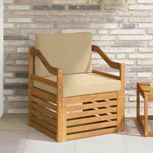 vidaXL Set de canapele de exterior Lemn de acacia solid și poliester imagine