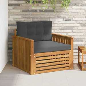 vidaXL Set de canapele de exterior Lemn de acacia solid și poliester imagine