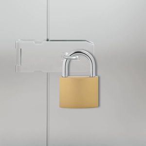 vidaXL U Lock cu Chei 12 pcs Alamă Fier imagine