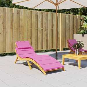 vidaXL Pernă pentru șezlonguri, roz, material Oxford imagine