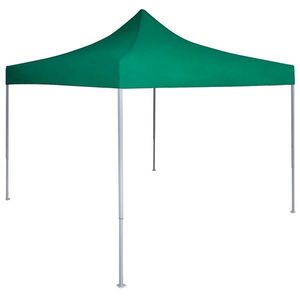 vidaXL Cort pentru Petreceri Verde 291 x 291 x 315 cm Material Oxford imagine