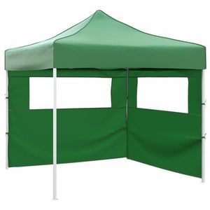 vidaXL Cort pentru Petreceri Verde 292 x 292 x 315 cm Material Oxford imagine