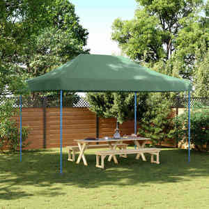 vidaXL Cort pentru Petreceri Verde 279 x 410 x 315 cm Material Oxford imagine