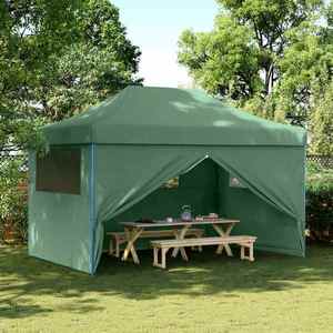vidaXL Cort pentru Petreceri Verde 292 x 440 x 315 cm Material Oxford imagine