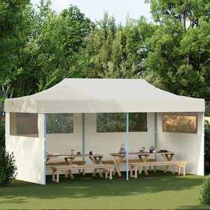 vidaXL Cort pentru Petreceri Crem 291 x 580 x 315 cm Material Oxford imagine