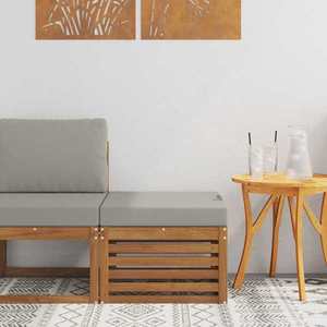 vidaXL Taburet pentru exterior Lemn Solid de Acacia natural imagine