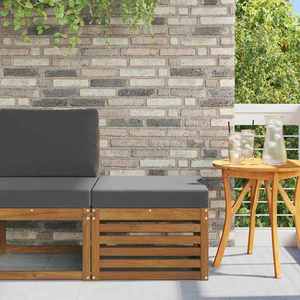 vidaXL Taburet pentru exterior Lemn Solid de Acacia natural imagine