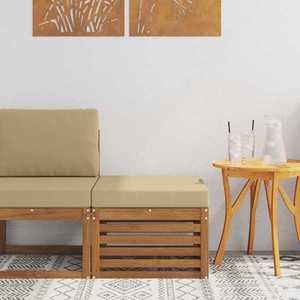 vidaXL Taburet pentru exterior Lemn Solid de Acacia natural imagine