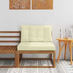 vidaXL Canapea Medie pentru Exterior Lemn Solid de Acacia natural imagine