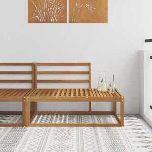 vidaXL Canapea de exterior cu braț final natural 115 x 83 x 73 cm imagine