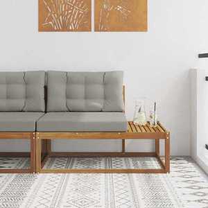 vidaXL Canapea de exterior cu braț final natural 115 x 83 x 73 cm imagine