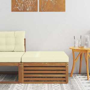 vidaXL Taburet pentru exterior Lemn Solid de Acacia natural imagine