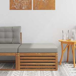 vidaXL Taburet pentru exterior Lemn Solid de Acacia natural imagine