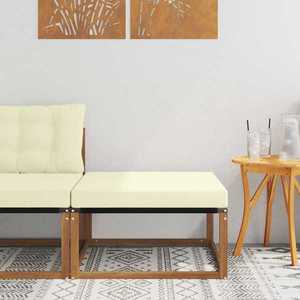 vidaXL Taburet pentru exterior Lemn Solid de Acacia natural imagine