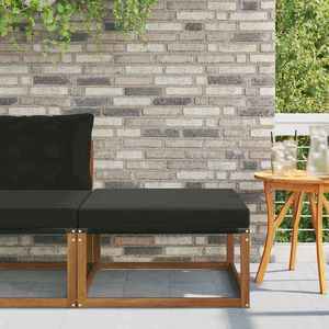 vidaXL Taburet pentru exterior Lemn Solid de Acacia natural imagine