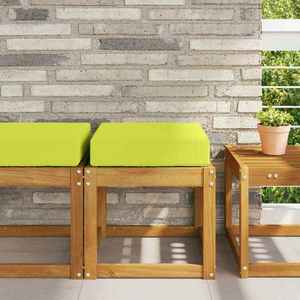 vidaXL Perna de Șezut pentru Exterior Verde 40 x 40 x 8 cm imagine