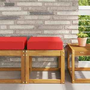 vidaXL Perna de Șezut pentru Exterior Roșu 40 x 40 x 8 cm imagine
