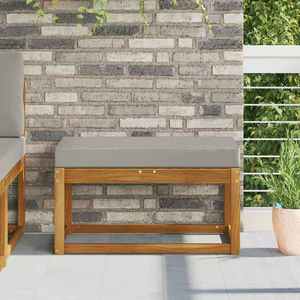 vidaXL Perna de Șezut pentru Exterior Gri 80 x 40 x 8 cm imagine