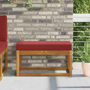 vidaXL Perna de Șezut pentru Exterior bordo 80 x 40 x 8 cm imagine