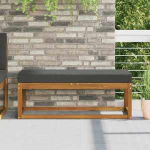 vidaXL Perna de Șezut pentru Exterior Antracit 115 x 40 x 8 cm imagine