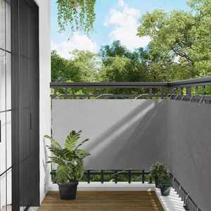 vidaXL Ecran de balcon Gri deschis 100 x 800 cm Material Oxford imagine
