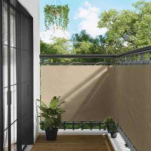 vidaXL Ecran de balcon Bej 110 x 800 cm Material Oxford imagine