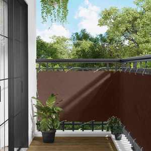 vidaXL Ecran de balcon Maro 100 x 600 cm Material Oxford imagine