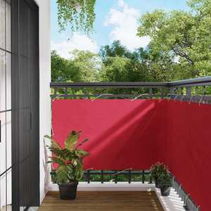 vidaXL Ecran de balcon Burgundy 100 x 800 cm Material Oxford imagine