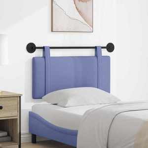 vidaXL Cap de pat suspendat Albastru Jeans 90 x 55 x 5 cm țesătură imagine