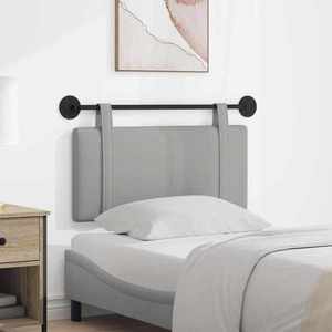 vidaXL Cap de pat suspendat Simplu Gri nori 100 x 55 x 5 cm țesătură imagine