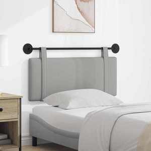 vidaXL Cap de pat suspendat Simplu Gri nori 110 x 55 x 5 cm țesătură imagine