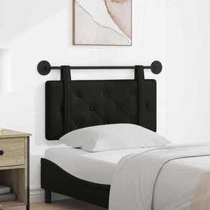 vidaXL Cap de pat suspendat Negru 100 x 55 x 5 cm Piele artificială imagine