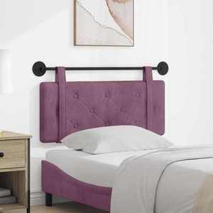 vidaXL Cap de pat suspendat Pe perete Violet 110 x 55 x 5 cm Catifea imagine