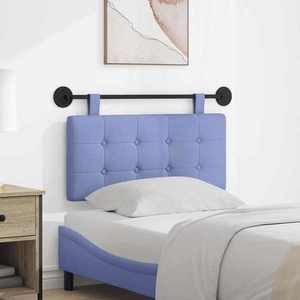 vidaXL Cap de pat suspendat Albastru Jeans 100 x 55 x 5 cm țesătură imagine