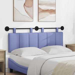 vidaXL Cap de pat suspendat Albastru Jeans 150 x 55 x 5 cm țesătură imagine