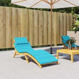 vidaXL Pernă pentru șezlong, turcoaz, material Oxford imagine