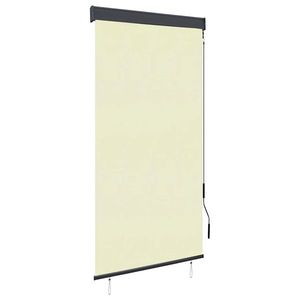 vidaXL Jaluzea tip rulou de exterior, crem, 80 x 250 cm imagine