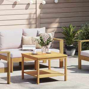 vidaXL Masă laterală Ulei Natural 60 x 60 x 45 cm Lemn Solid de Acacia imagine