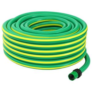 vidaXL Hidrant de grădină 5-straturi Verde și galben 1 / 2'' 20 m PVC imagine