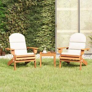 vidaXL Set mobilier de grădină Adirondack, 3 piese, lemn masiv acacia imagine