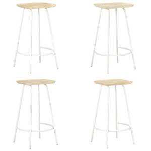 vidaXL Scaune de bar, 4 buc., lemn masiv de mango imagine