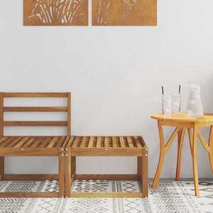 vidaXL Taburet pentru exterior Lemn Solid de Acacia natural imagine