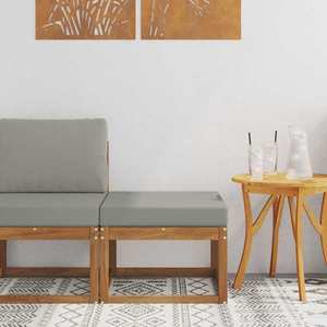 vidaXL Taburet pentru exterior Lemn Solid de Acacia natural imagine