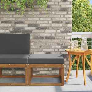 vidaXL Taburet pentru exterior Lemn Solid de Acacia natural imagine